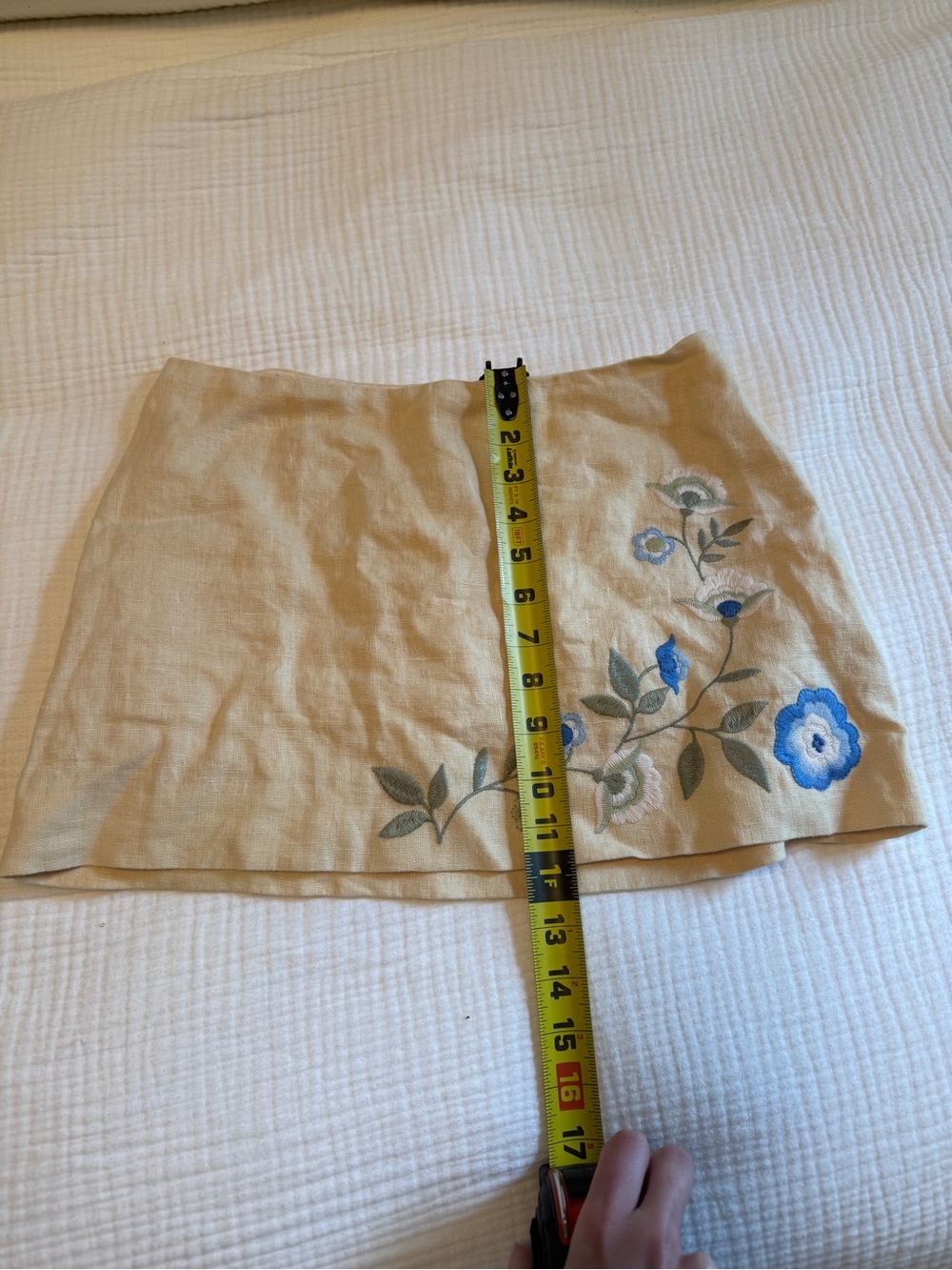 Reformation - Linen Embroidered Skirt Set - 2/4 - Picture 8 of 12